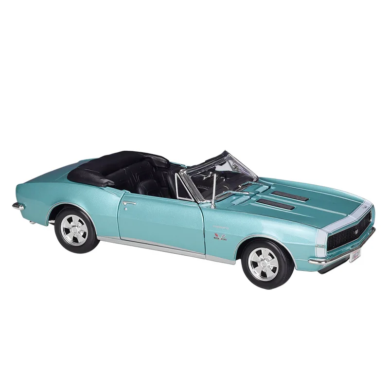 Maisto 1:18 Chevrolet 1967 camaro SS 396 convertible Simulation Alloy Finished Car Model With Base Collection Ornament B583