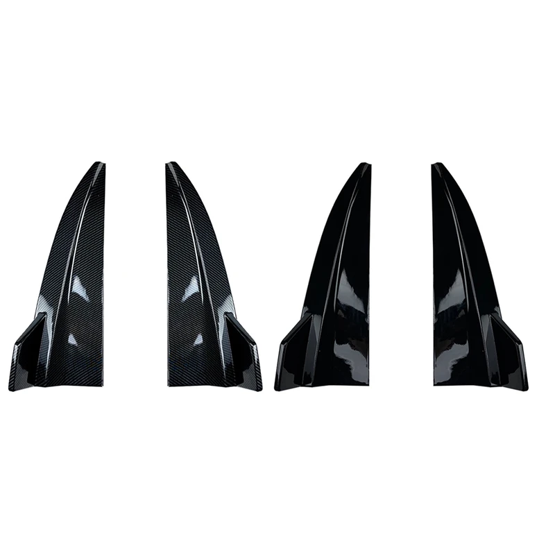 Car Rear Bumper Lip Splitter Spoiler Aprons Flaps For Benz S205 C260 C300 C43 AMG Sports Sedan Coupe Wagon 15-21