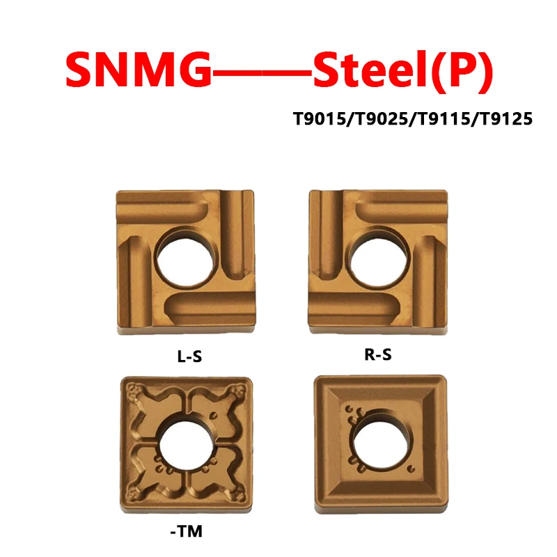 Original SNMG120404R SNMG120408R S SNMG 120404 SNMG120408 SNMG120412 SNMG190616 T9015 T9115 T9125 CNC Lathe Cutter Inserts Tools