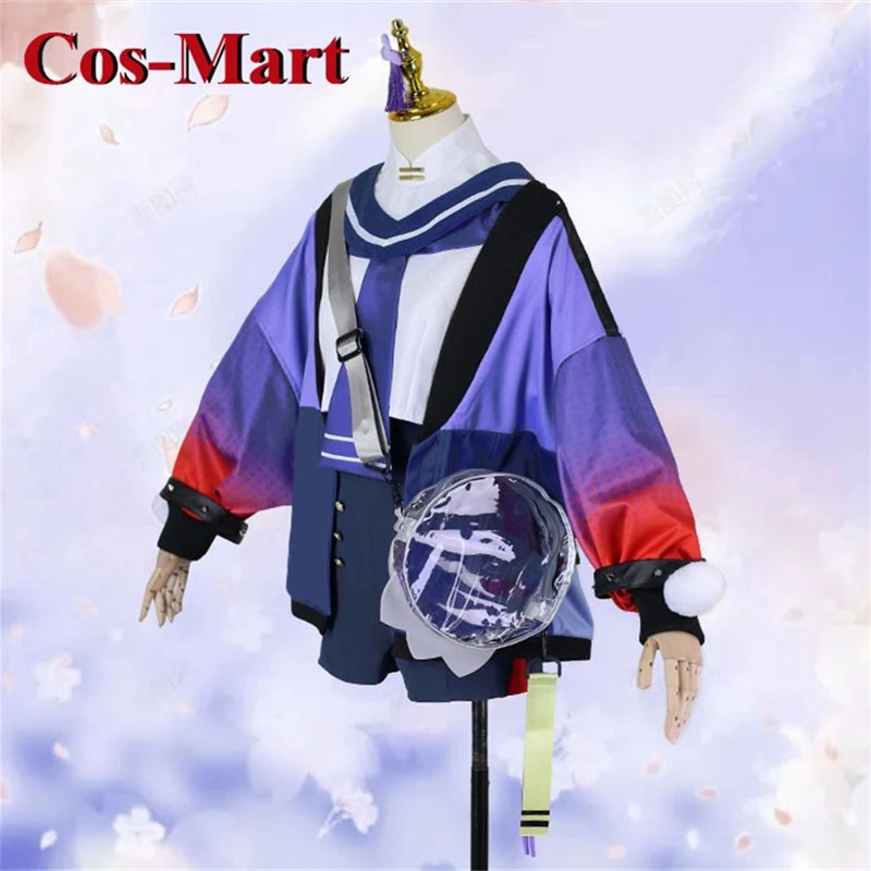 Cos-Mart Anime Vtuber Nijisanji Ponto Nei disfraz de Cosplay dulce y encantador vestido de sirvienta mujer actividad fiesta ropa de juego de rol