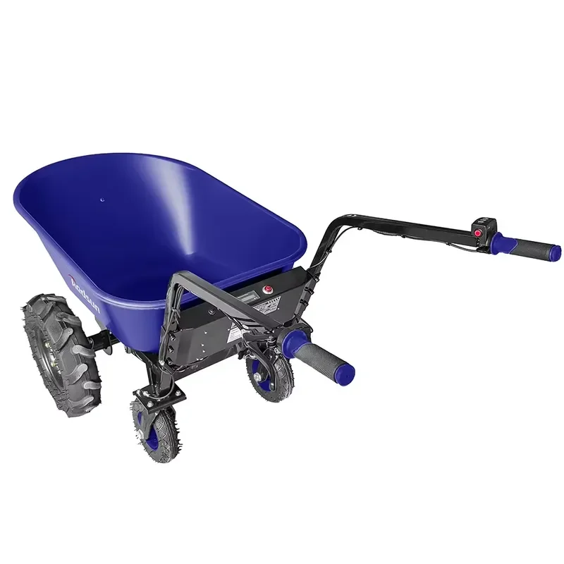 2026 CE Electric Wheelbarrow Front Loader Wheel Loader 24v20ah 500W Max Load 250kg Capacity Steel Construction