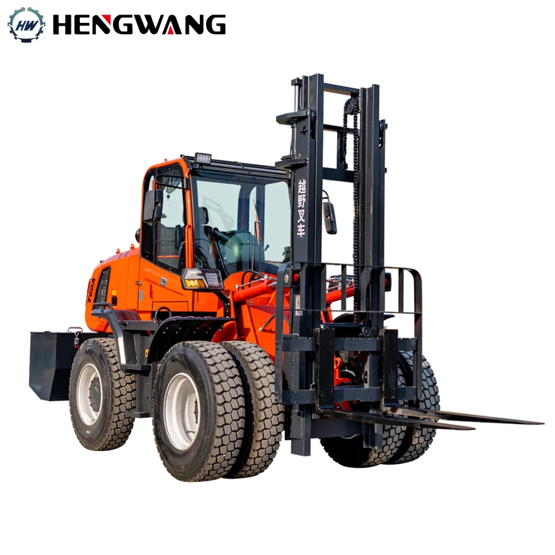 

HWC-60 All Terrain Forklift 6 ton off road Forklift 4-Wheel Rough Terrain EPA Euro 5 Forklift Hydraulic 4×4 Forklifts Custom