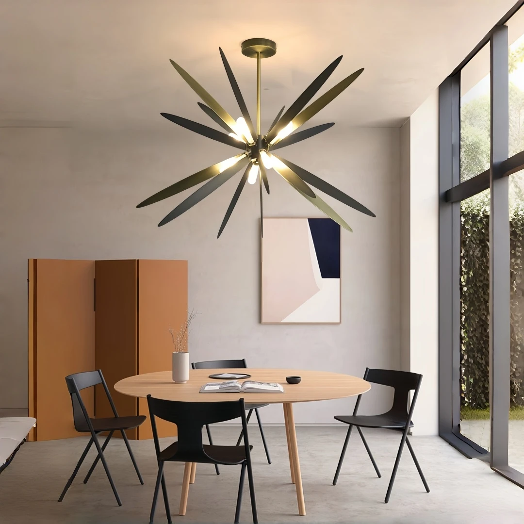 

MSZGJY Nordic Creative Metal Pendant Light Luxury Bedroom Living Room Hotel Decorative Lighting Modern Simple Home Lighting