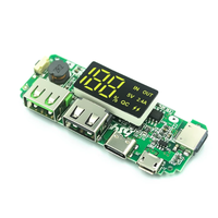 18650 Charging Board Dual USB 5V 2.4A Mobile Power Bank Module 186 50 Lithium Battery Charger Board Circuit Protection