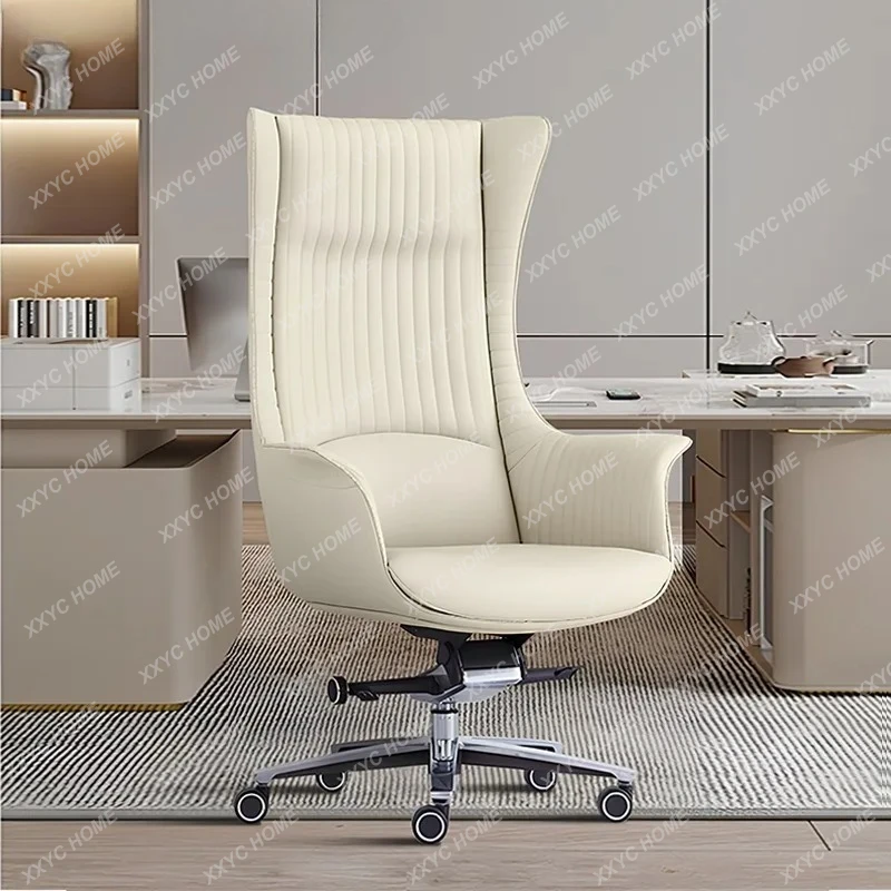 Hh2cc light luxury office chair designer rotatable high back