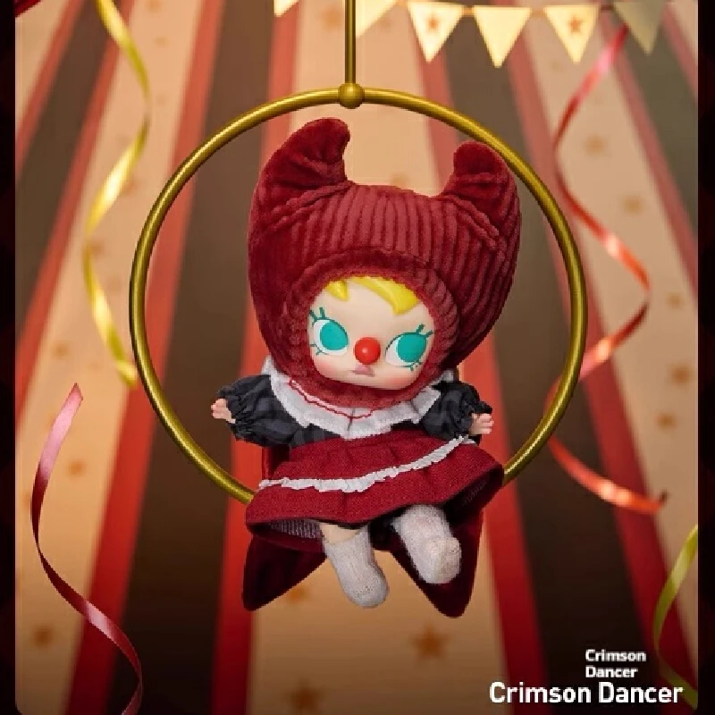 POPMART لماذا سلسلة جدية جدًا صندوق أعمى المعلقات عمل الشكل لطيف لهب مهرج الشكل هدايا الهالوين Dimmo Labubu صناديق أعمى