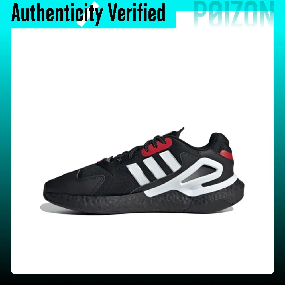 Adidas Originals Day Jogger Casual Shoes Unisex Low-top Black/White/Red GZ2717
