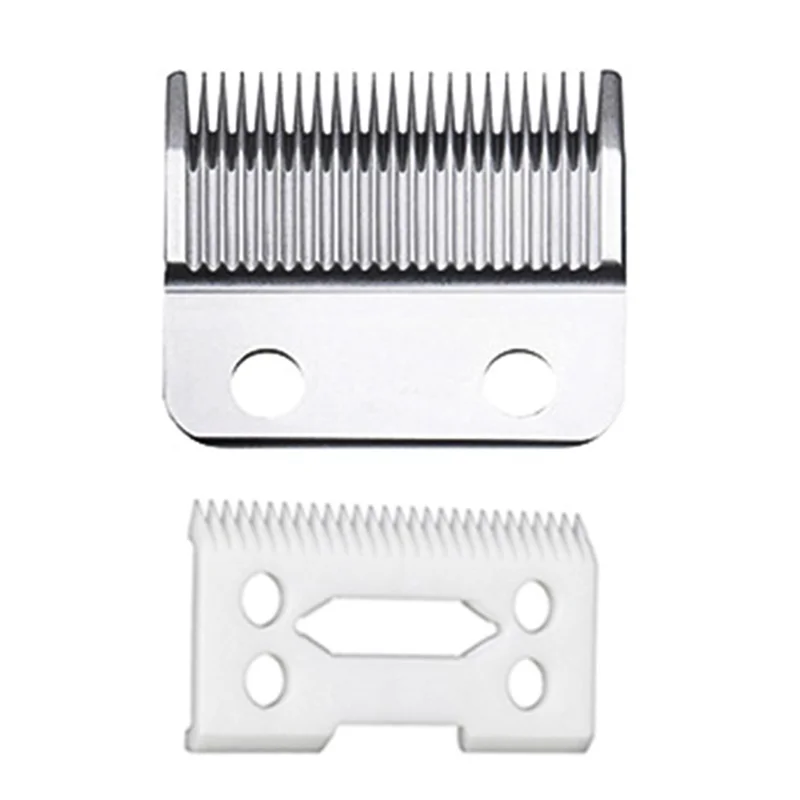 Electric Hair Clipper Blade Set, Substituição para 8504, Aço inoxidável, Cerâmica, Titânio, Hair Trimmer Head