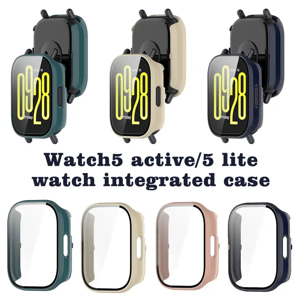 Plating TPU Protector Case For Xiaomi Watch 5 Lite Watch Case Full Screen Protective Shell Cover for redmi Watch 5 Ac I2B8