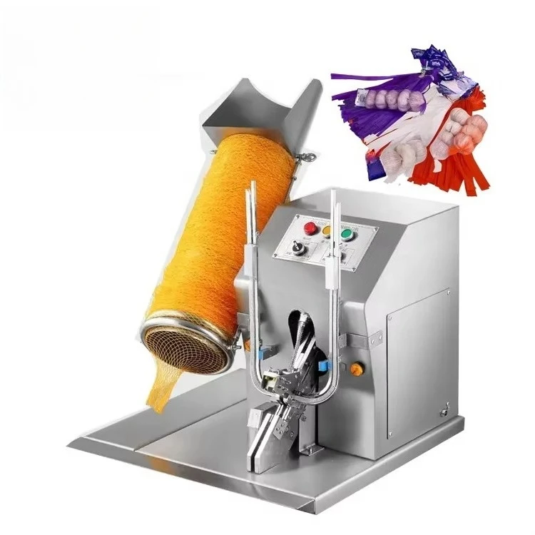 Gubek الكهربائية مزدوجة الختم الفاكهة والخضروات شبكة ماكينة تغليف الأكياس مقص شبكي #6