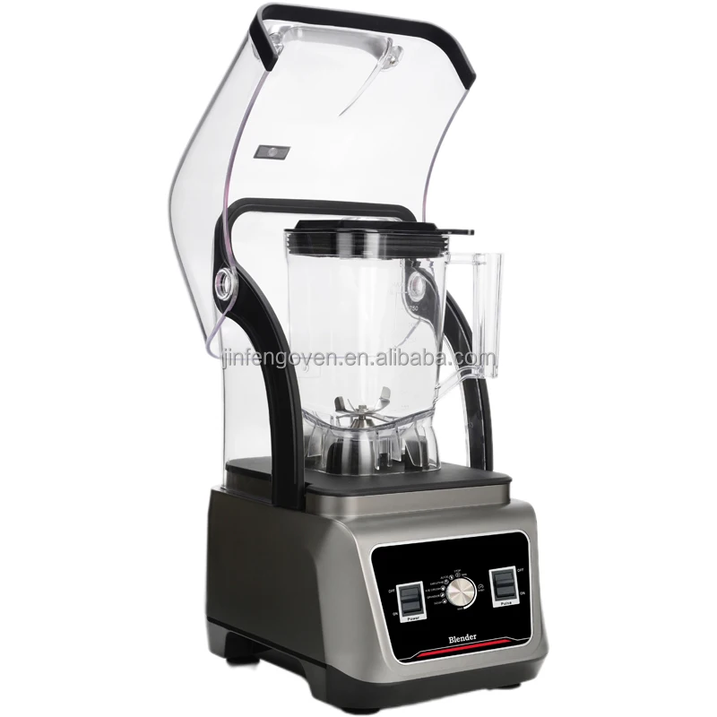 Commercial 2L Blender Soundproof Shield Quiet Blenders Heavy Duty Professional Grade Power Quiet Blender Smoothie Maker