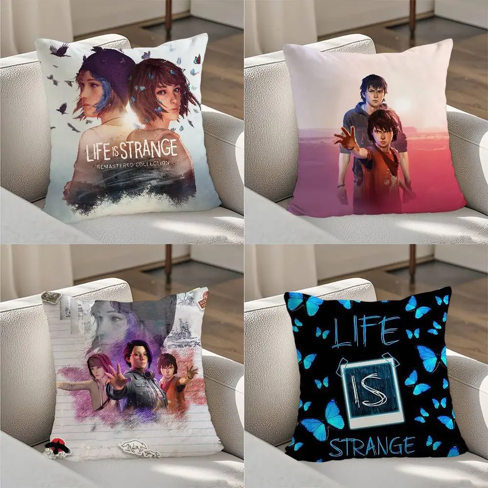 

L-Life is Strange 2 Pillow Case Luxury Double-sided For Car Pillows 45x45 Cushions Cover Home and Decoration Sofa Pillow case