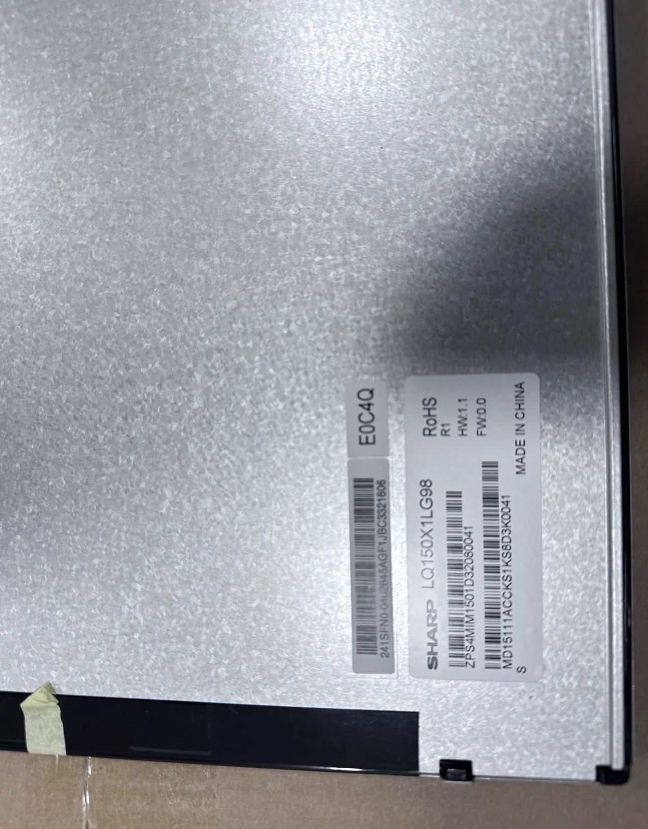 LQ150X1LG98 Novo e original monitor LCD de 15 polegadas