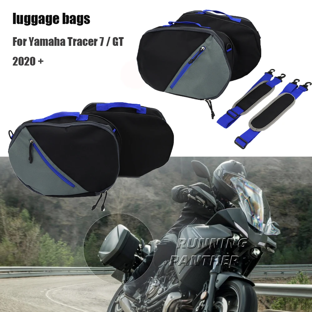 NEW Motorcross Accessories bag Pannier inner TRACER 7 GT 2020 2021 2022 Saddle Bag For Yamaha Tracer 7 700 Saddle luggage bags