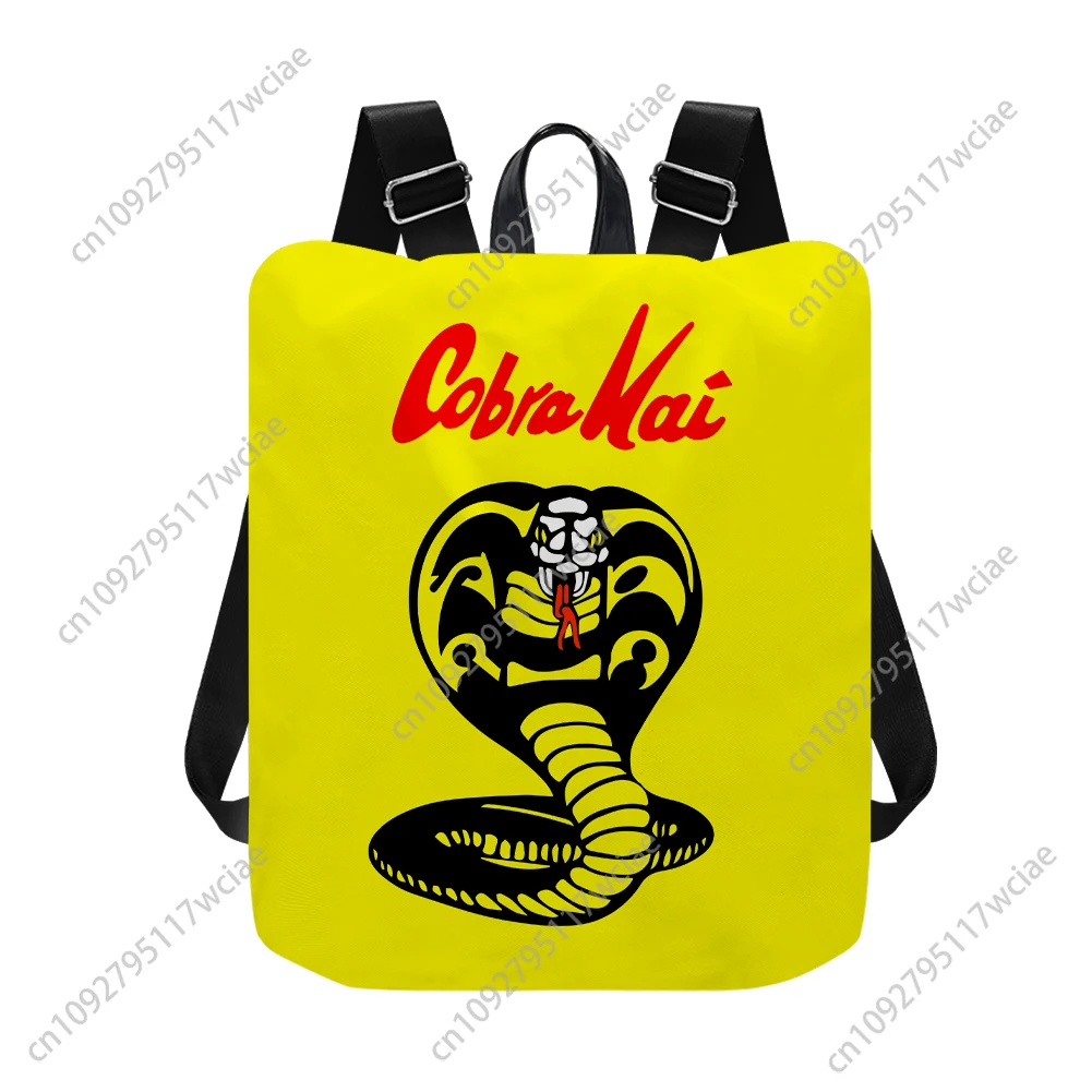 Рюкзак Cobra Kai No Mercy Snake на заказ, дорожный противоугонный рюкзак, нейлоновый водонепроницаемый рюкзак, модный подарок для колледжа, сумка для книг