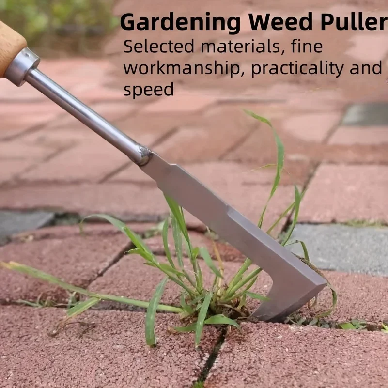 Gardening Tools Used - เครื่องมือกำจัดวัชพืชในสวนทำจากสแตนเลส, เครื่องมือทำสวนอเนกประสงค์รูปตัว L, ใช้สำหรับกำจัดวัชพืชในแปลงนาแบบขั้นบันไดและทางเดิน