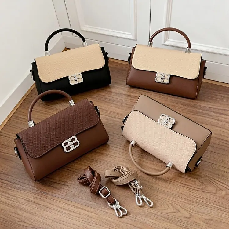 

Minimalist Luxury Diaper Bags Women's Elegant Crossbody Bag Simple Designer Shoulder Bag Fashionable Leather Large Capacity Tote