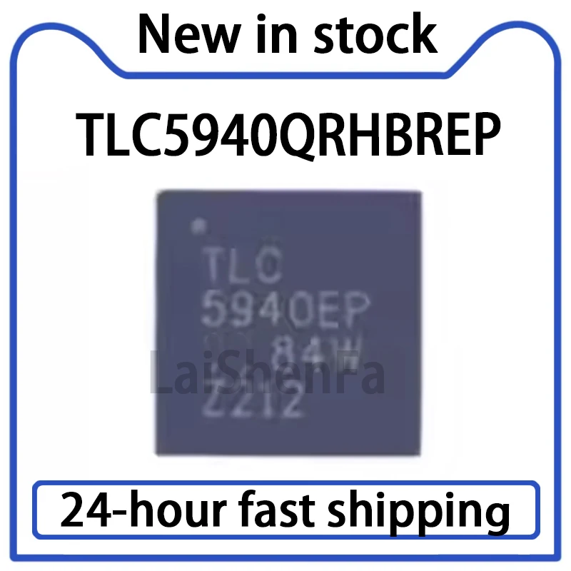 1PCS TLC5940QRHBREP Silk Screen TLC5940EP QFN32 Driver IC Shift Register in Stock