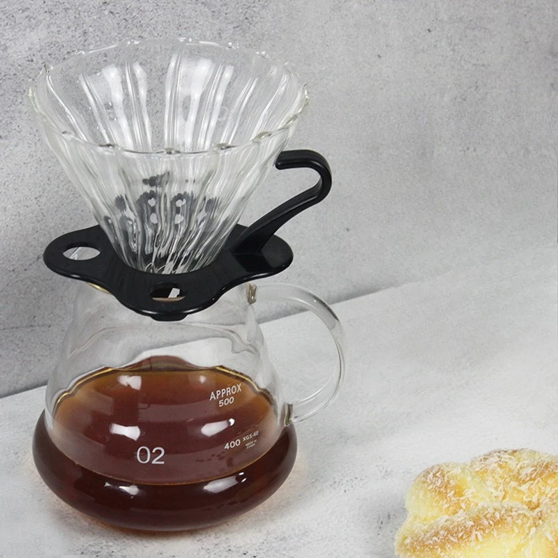 

Glass hand punch coffee pot Cloud Filter cup Filter sharing Household coffee
