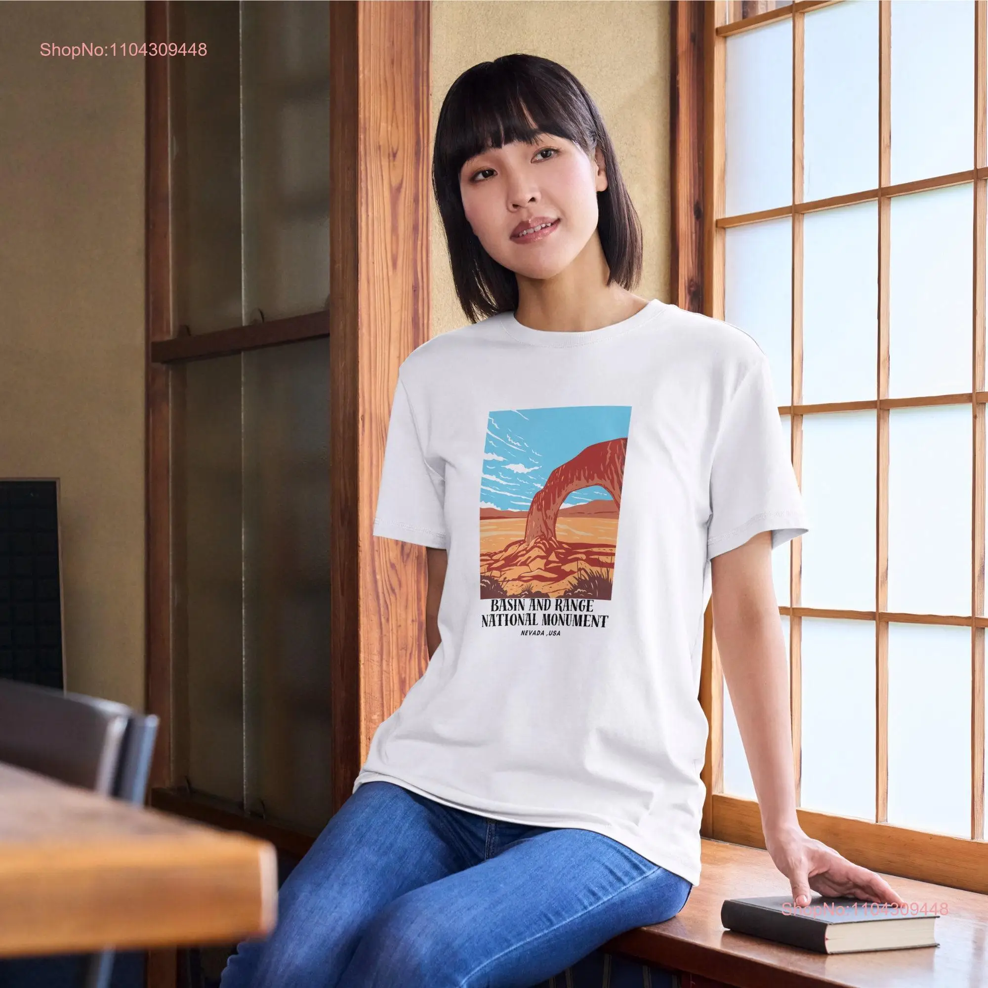 Desert Vibes T Shirt Basin and Range National Monument long or short sleeves