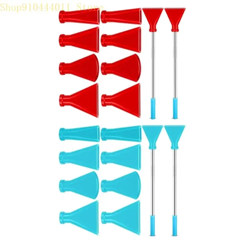 

28GF Sturdy Stainless Steel Straws And Silicone Mouthpieces For Fluid Art Creations