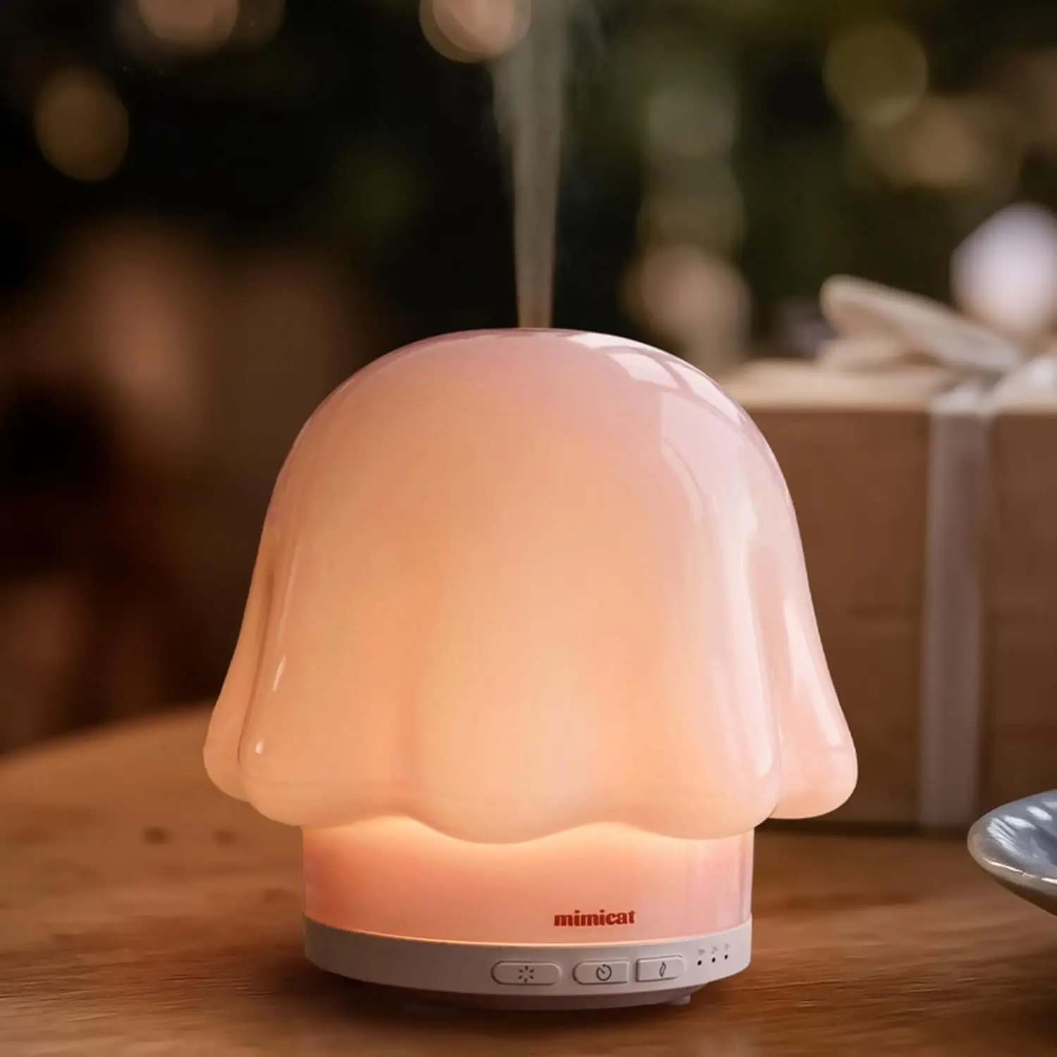 

Essential Oil Diffuser for Home Glass: Timer 120ml Ultrasonic Cool Mist Aromatherapy Diffusers for Bedroom Office with Soft