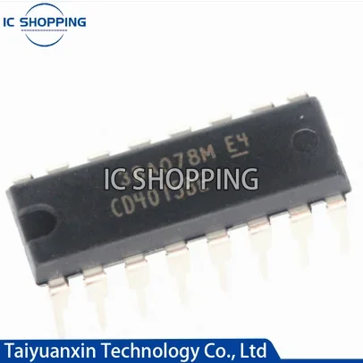 10PCS CD4013BE CD4015BE CD4027BE CD4051BD CD4025BE CD4060BE CD4046BE CD4023BE CD4040BE 4060BN DIP-14 DIP-16 New IC