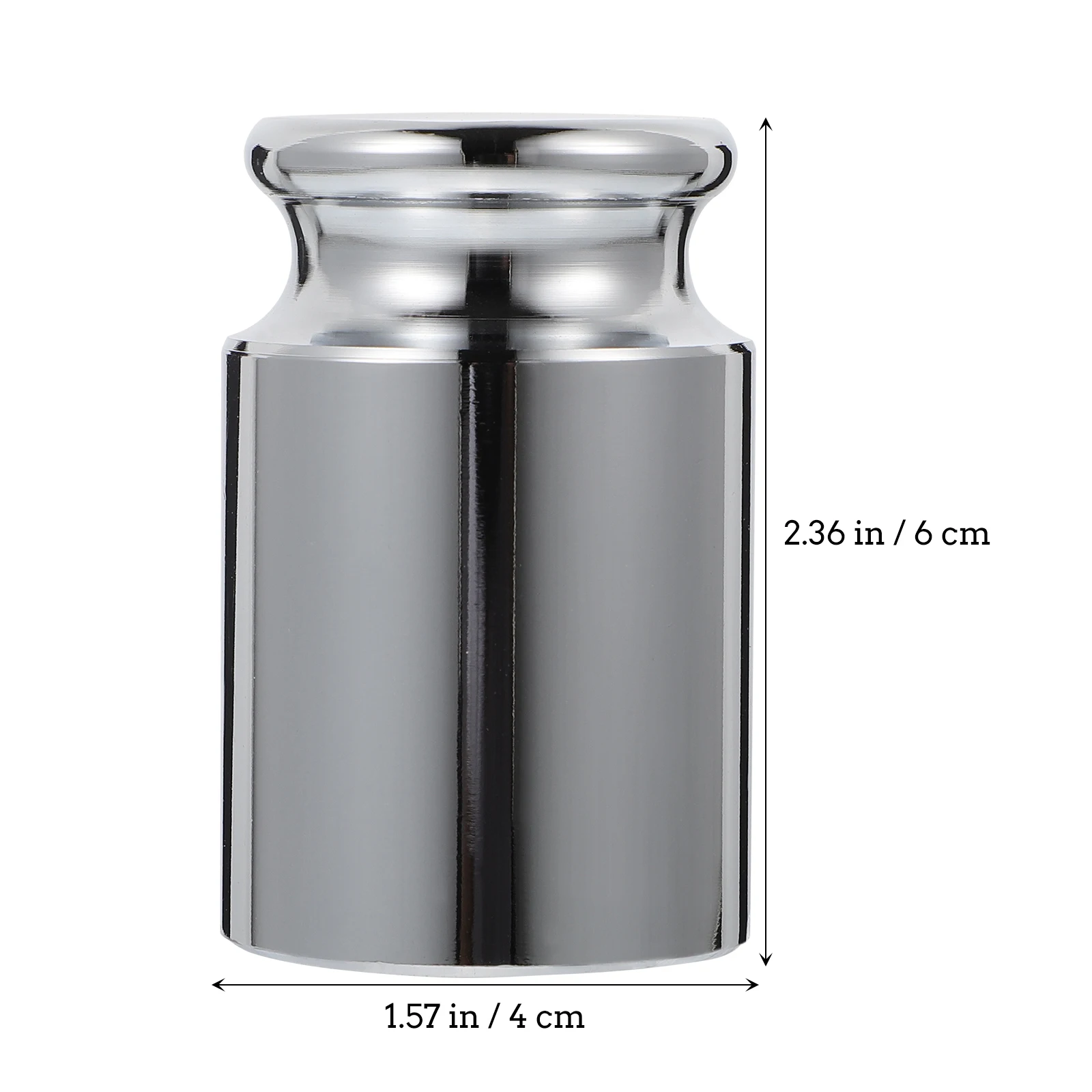 

Chrome Plated Weights 500g Steel Calibration Conjoined Silver Teaching Digital Scale Balance Tool Weight Set Grams