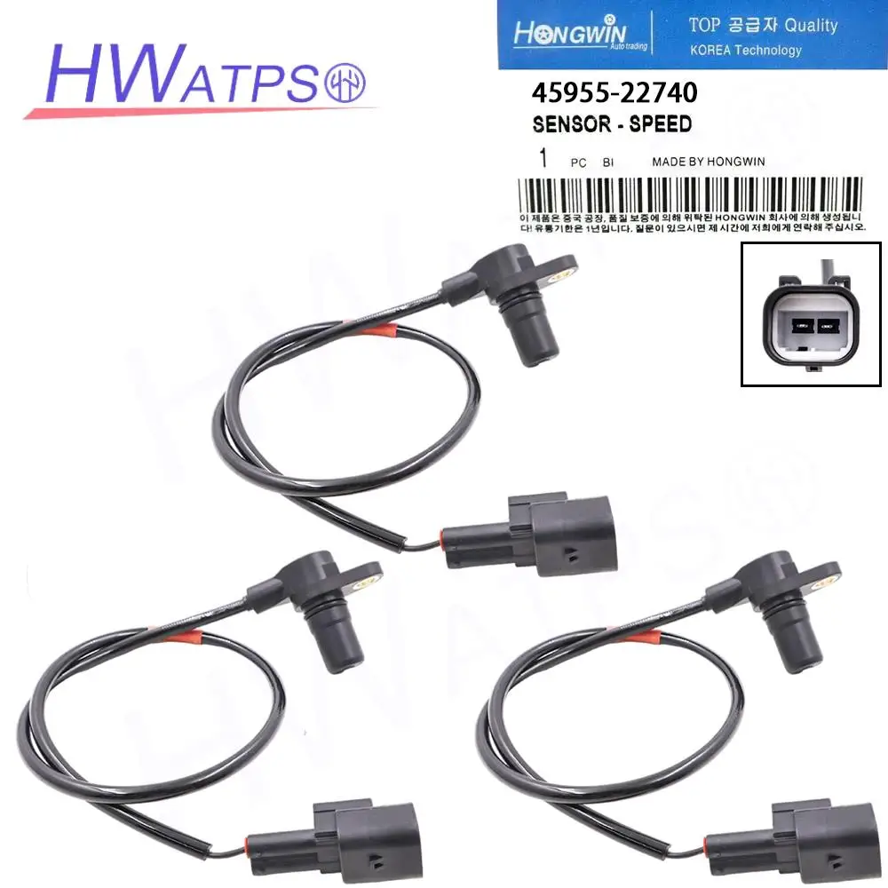 1/3pcs 45955-22740 Transmission Speed Sensor 4595522745 4595522746 For Hyundai Accent 2006-11 Kia Rio 2010-11 Kia Rio5 2010-11