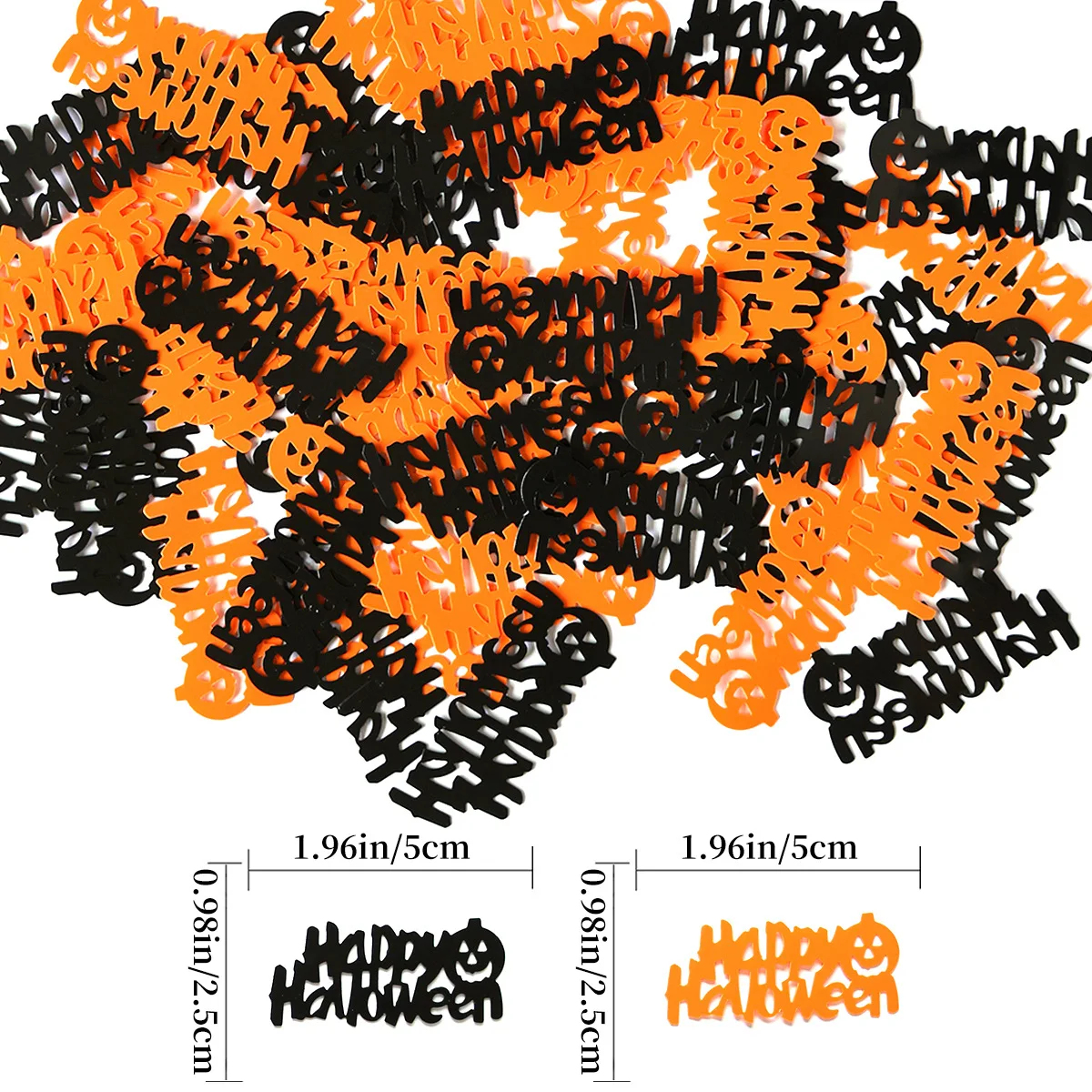 15g Halloween PVC Tischkonfetti Kürbis Fledermaus Pailletten für Halloween-Party Bar Geisterhaus Dekorationszubehör – Detail 6