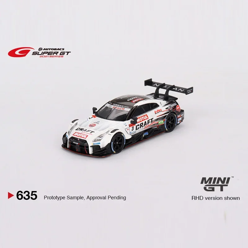 TSM MINI GT Japan Limited 1:64 Nissan GT-R Nismo GT500 SUPER GT car model, boys collection decorated toy gift.