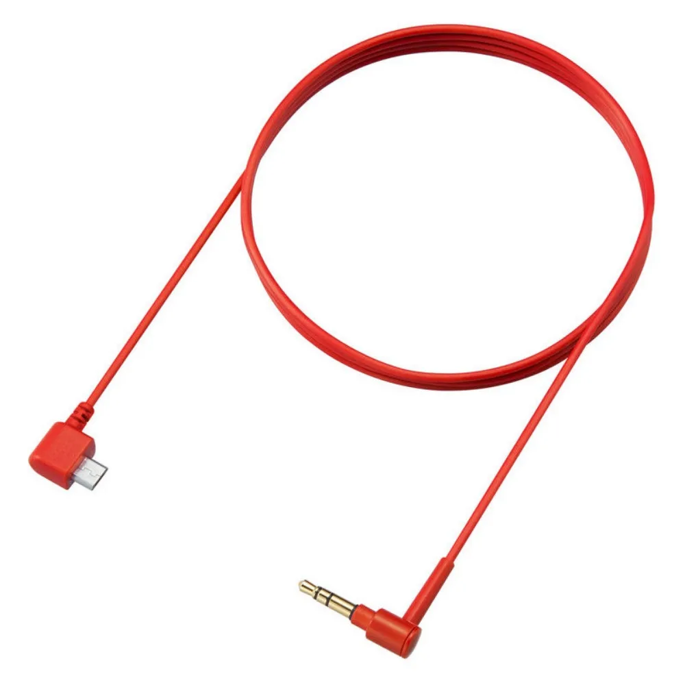 สายไมโคร USB จาก AUX 3.5มม. สำหรับเปลี่ยนสาย PVC สายไฟต่อหูฟัง WI-H700สำหรับ Sony MDR-EX750BT WI-1000X