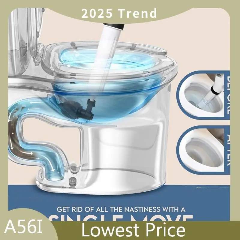 ABDD High-Pressure Air Plunger By Sleek Home - Drain Clog Remover & Unclogger For Toilets And Drains
