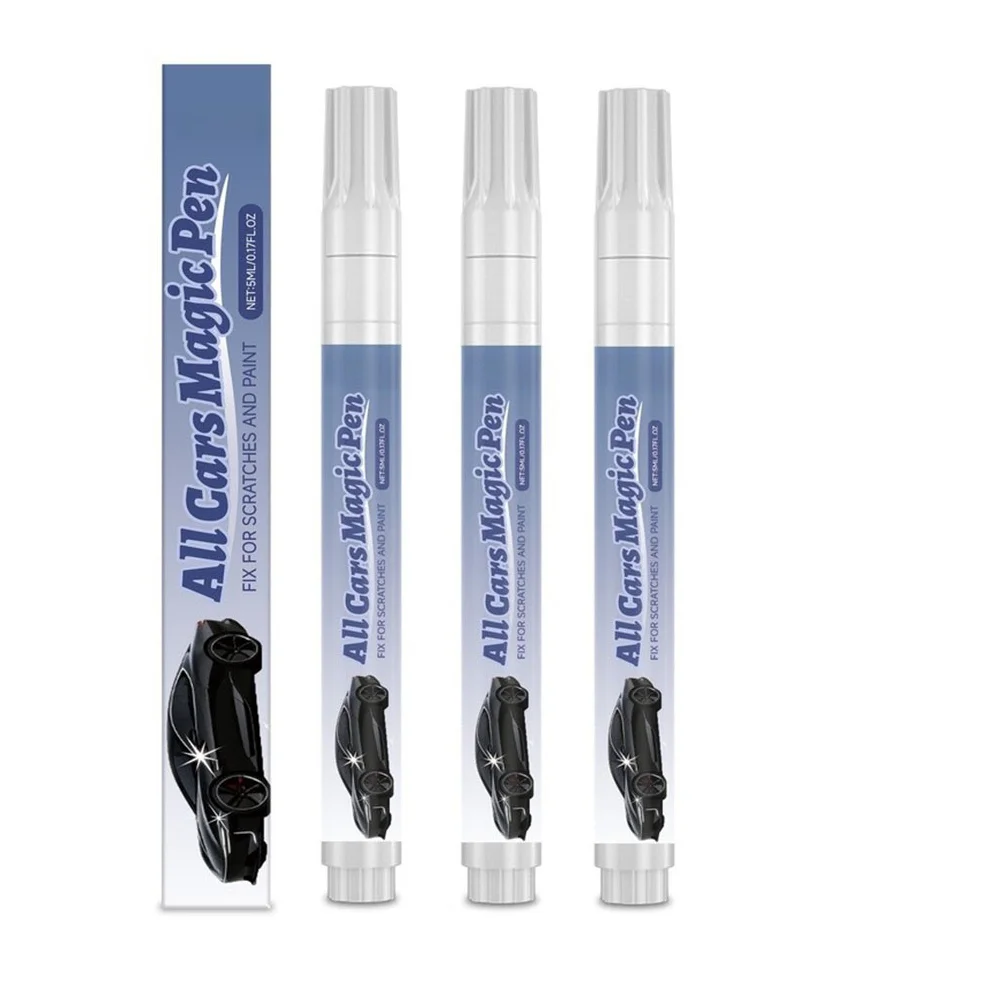 3pcs Car Scratch Repair Pen Auto Scratch Remover & Restorer For Car Paint Daily Care Car Rim Scuff Remover