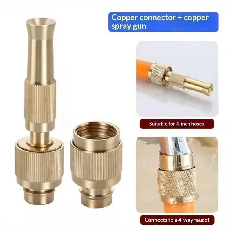 1/2 PCS High Pressure Car Wash Water Vegetable Garden Irrigation Sprinkler Nozzles Set Farming Watering System Outdoor Yard Car
