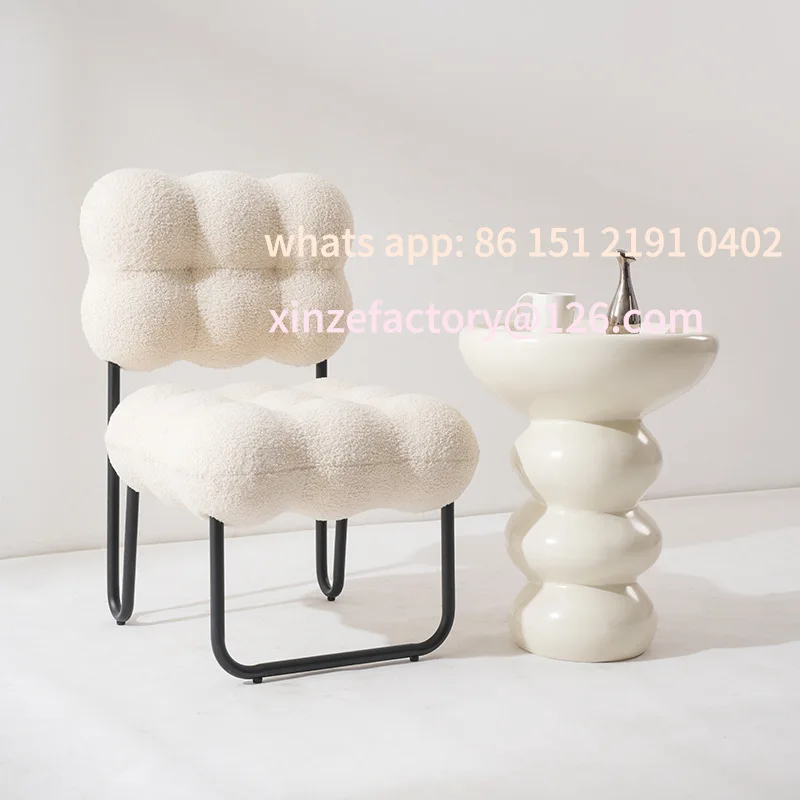 

Customizable wabi-sabi style small round small coffee mini Internet celebrity bedside table sofa side table