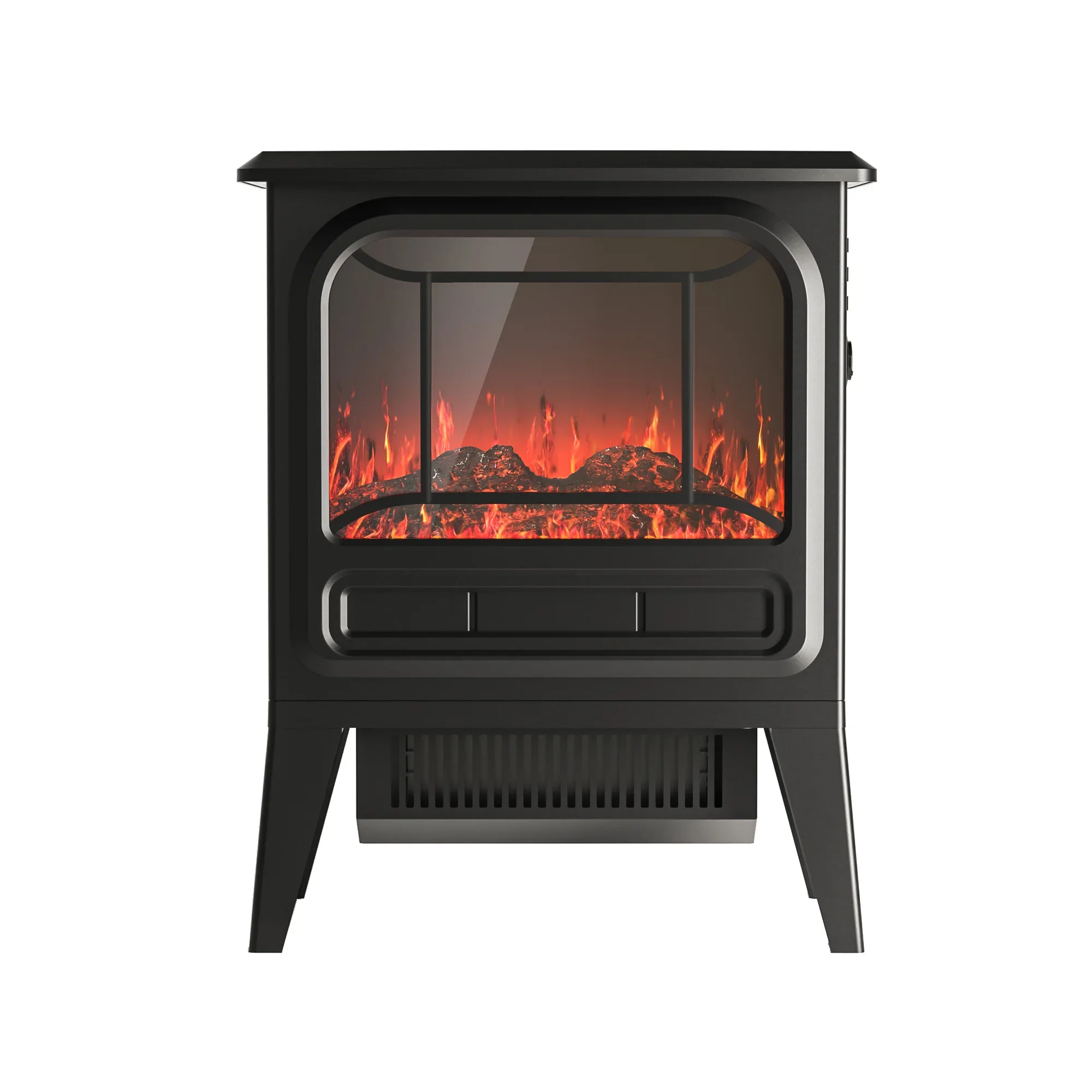 Freestanding Real Fire Fireplace Cast Iron Wood Burning American Stove  European Style