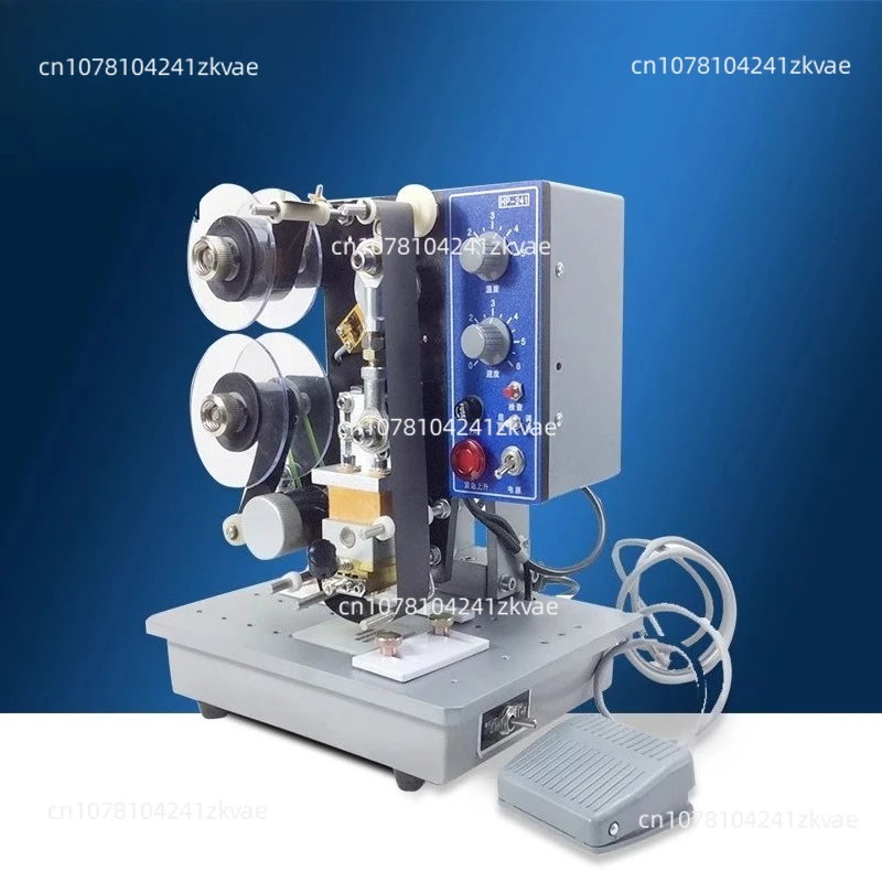 HP-241B Electric Ribbon Automatic Coding Machine for Printing Production Date Numbers - Simulated Inkjet Coding Printer