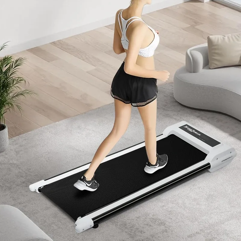 

Under Desk Treadmill, Portable Walking Pad for Home/Office, Walking Jogging Machine with Remote Control and LED Display, 265lbs