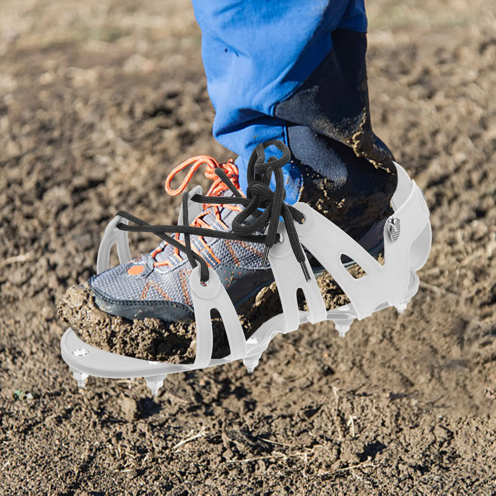 1Set Lawn Aerator Shoes Adjustable Gardening Spiked Shoes for Lawn Yard Aerating Soil Oxygen Aerating Sandals Aerator Sandals