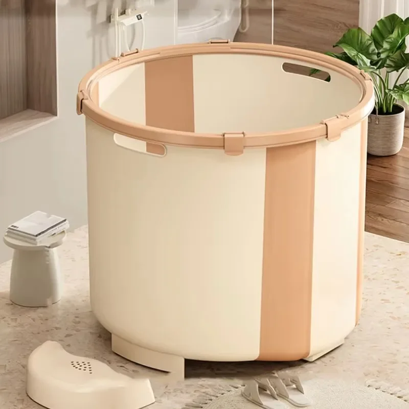 Portable Bathtub, Strong Shower Design, Plastic Large Baby Style, Foot Bath Bucket Bainoire Pliable Adullte Home Furniture