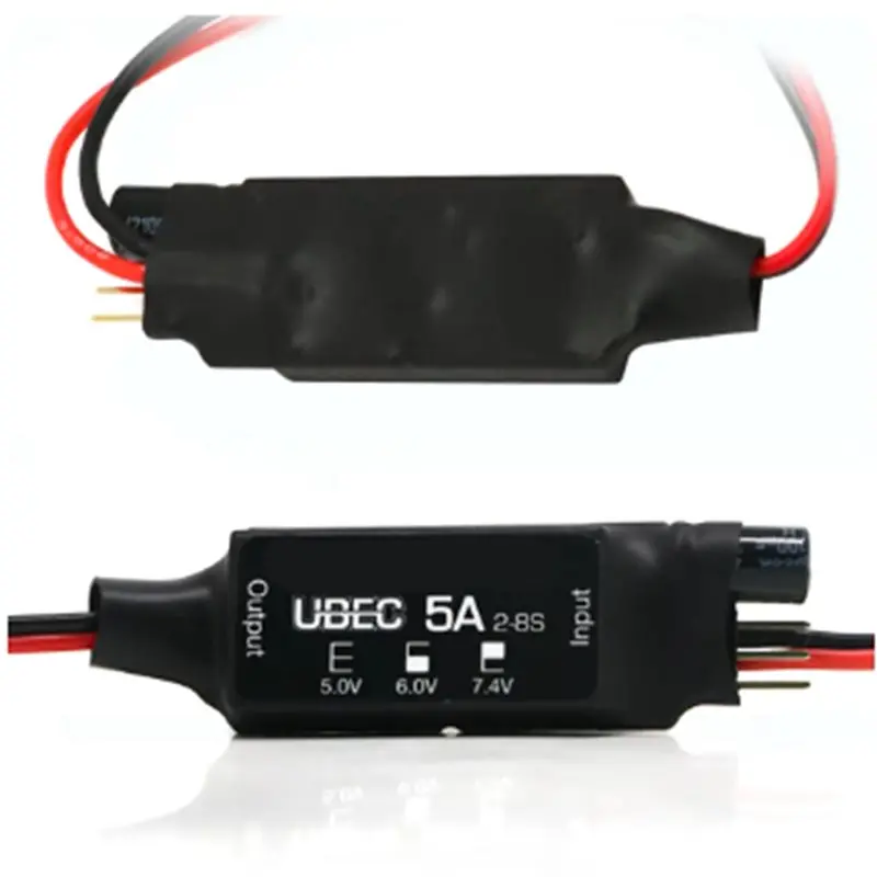 ABUM-2X UBEC 5A V2 Air High Voltage Regulator Module 2-8S 5V 6V 7.4V 5A Adjustable BEC For Crawler