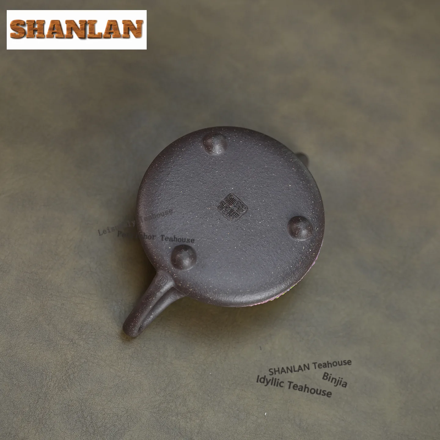 150 مللي أباريق الشاي العتيقة ييشينغ الأرجواني الطين اليدوية رسمت القط حجر مغرفة وعاء الخام خام الطين غلاية مع مصفاة طقم شاي Zisha تشا #4