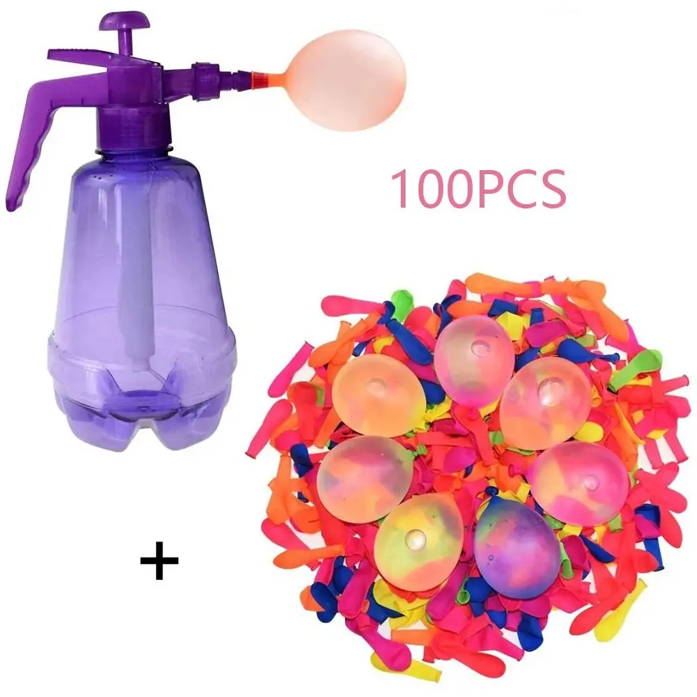 

Plastic Water Balloon Pump Automatic knotting Outdoor Toy Balloons Water Filler Kit Outdoor Fun Portable Sand Pool Water Toys