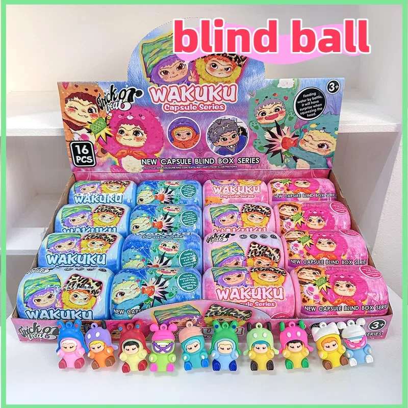 

Wakuku мультфильм Ai Tung Tung Tung Sahur фигурка куклы капсула слепая коробка игрушка Коллекционная детская подарочная коробка модная игрушка