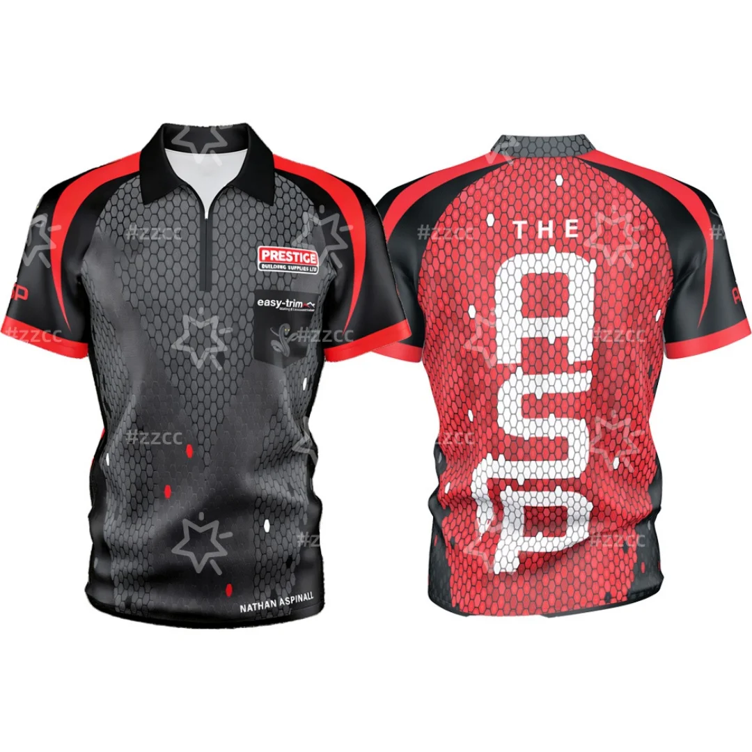 

Футболка для дартса Aspinall Pro Darts, спортивная, быстросохнущая, для мужчин и детей, в стиле Y2K, женская