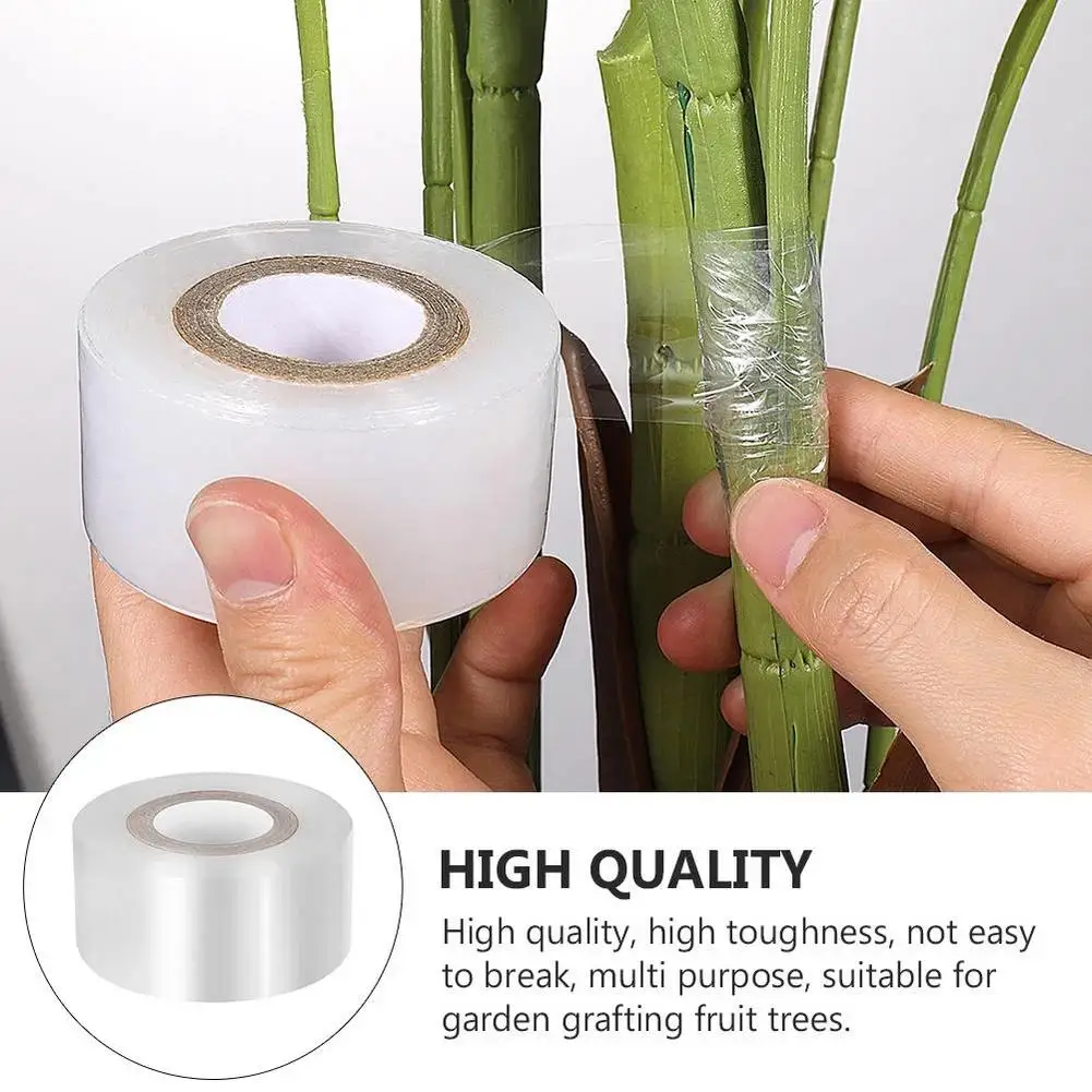Fruit Tree Grafting Film PE Grafting Tape Stretchable Self-adhesive Film for Fruit Tree Nursery Seedlings Plant Repair Supplies