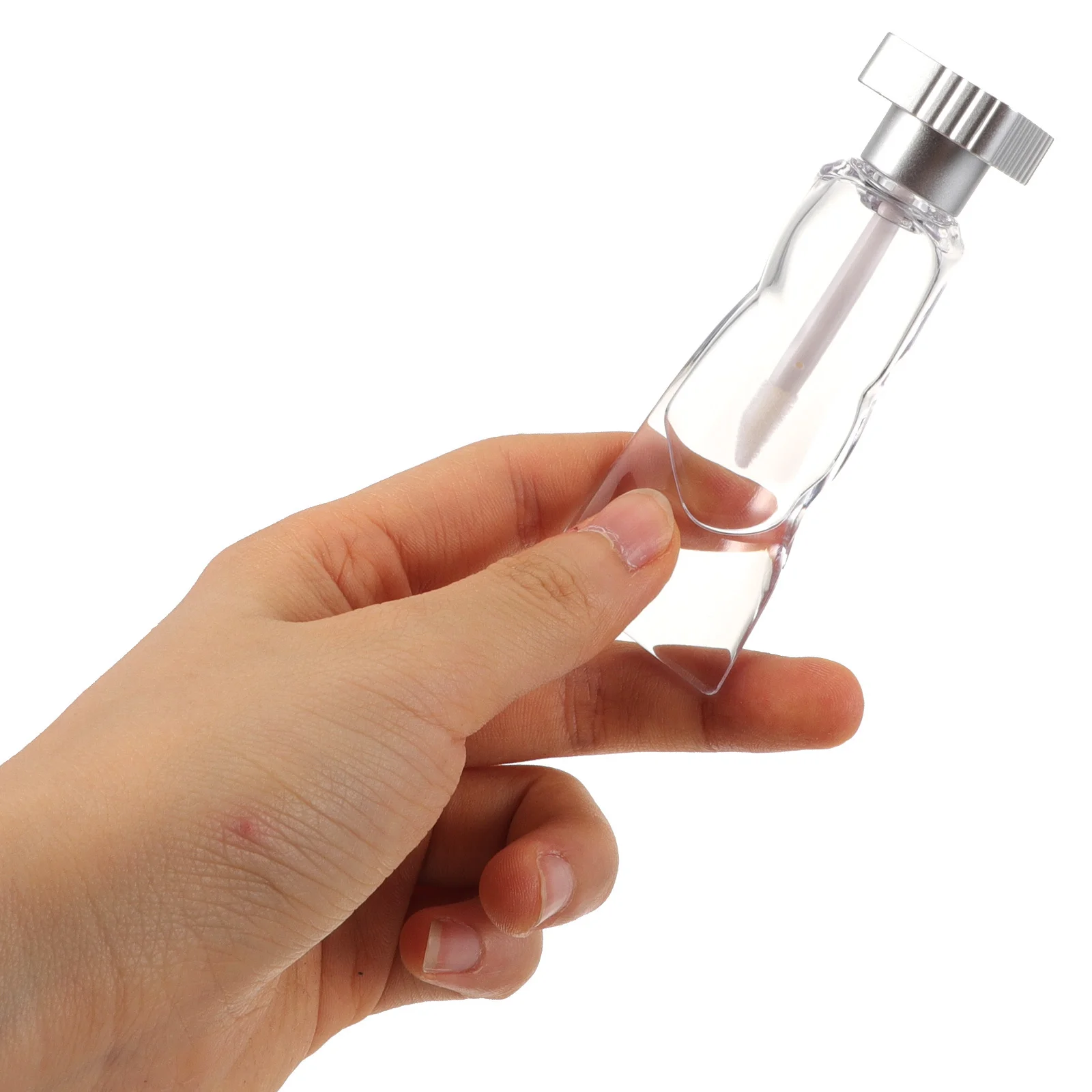 

6Pcs Lip Gloss Tubes Plastic Containers Mini Refillable 4ml Safe Durable Portable Makeup Storage Tools