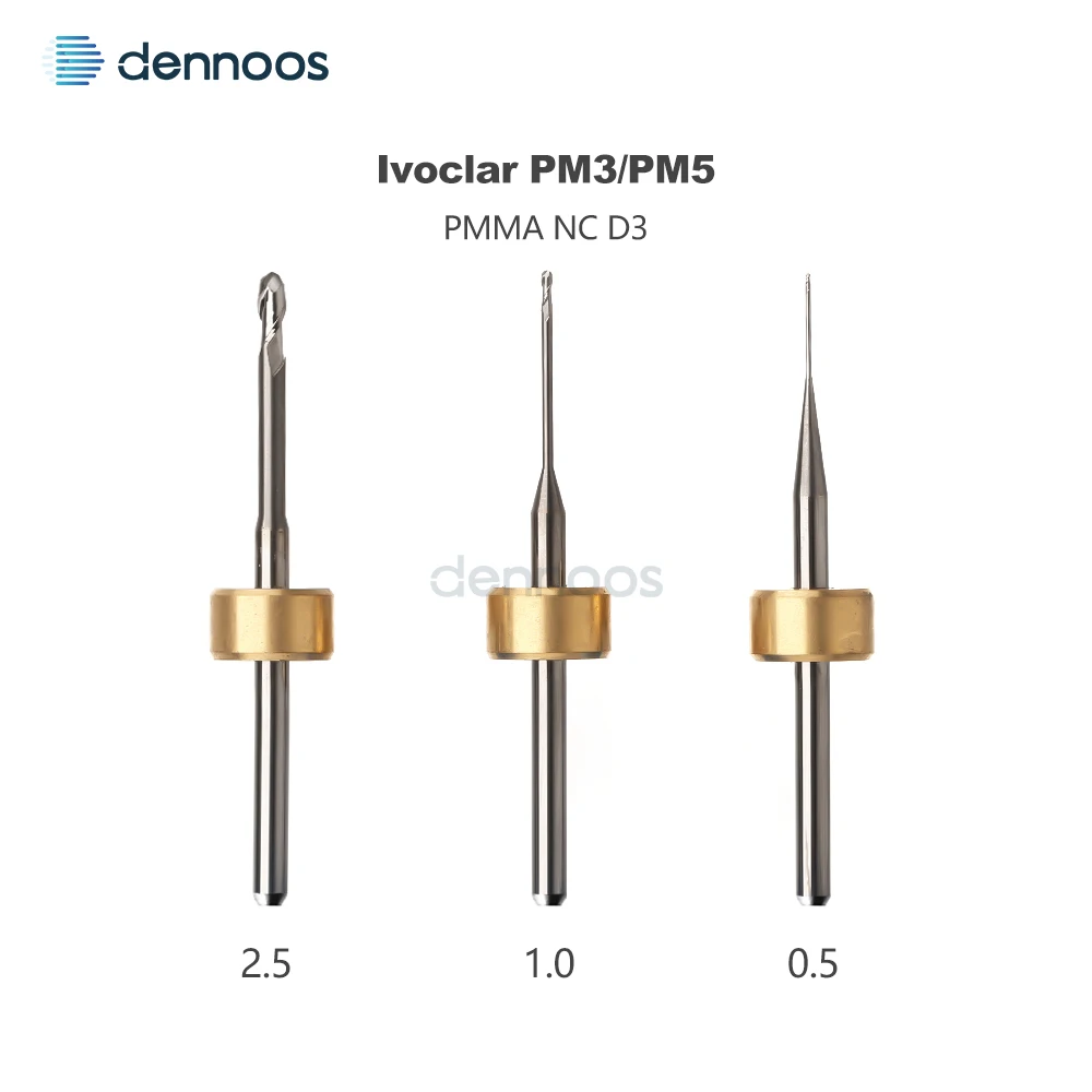 Fräser für Ivoclar PM3 PM5 Dental Lab Zirkonia Lithium Disilikat PMMA D3 Schleifbohrer Zahnarzt Fräser Werkzeuge – Detail 5