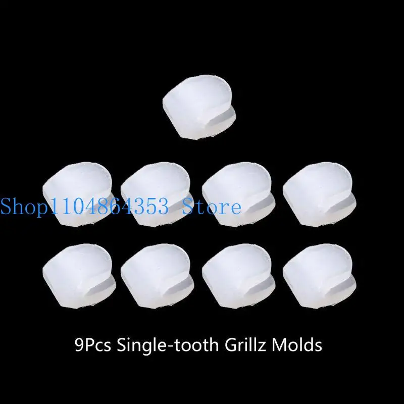 

652F Hip Hop Silicone for Grillz Mold Bars Fitting Men and Women Teeth Cap Replacemen